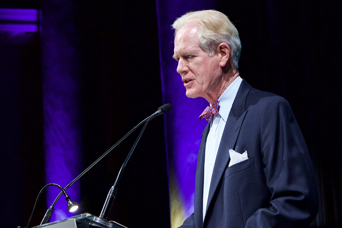 President of the Board of Trustees William Loomis